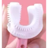 فرشاة هابي سمايل للأطفال على شكل حرف "U"